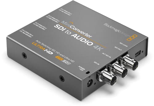 Blackmagic Design Mini Converter Sdi To Audio 4k Aktiv Videoomformer 3840 X 2160, -