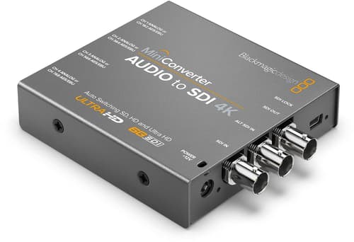 Blackmagic Design Mini Converter Audio To Sdi 4k Aktiv Videoomformer 3840 X 2160, -