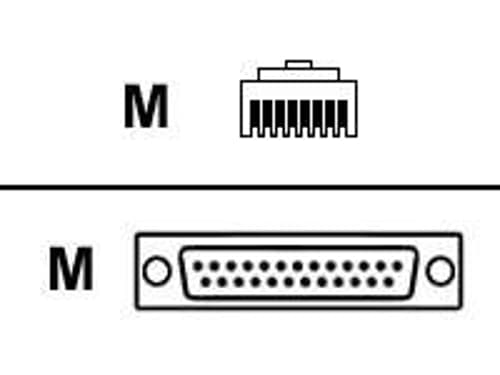 Digi 76000672 Kaapelin Sukupuolenvaihtaja Db-25 Musta Db25