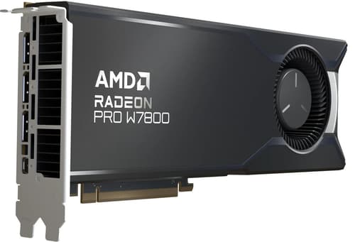 Amd Radeon Pro W7800 Retail 32gb billede