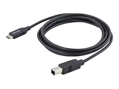 Startech Startech.com 3 M Usb-b Till Usb-c-kabel, Datakabel, Usb 2.0, Usb-c-dataöverföringskabel 3m Usb-c Usb-b Svart