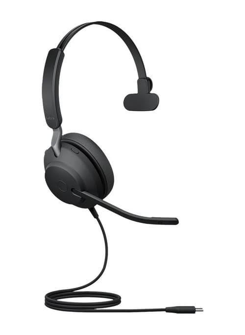 Jabra Evolve2 40 Se Mono Usb-c Uc Musta