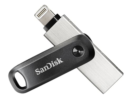 Sandisk Ixpand Go 128gb Grå, Sølv