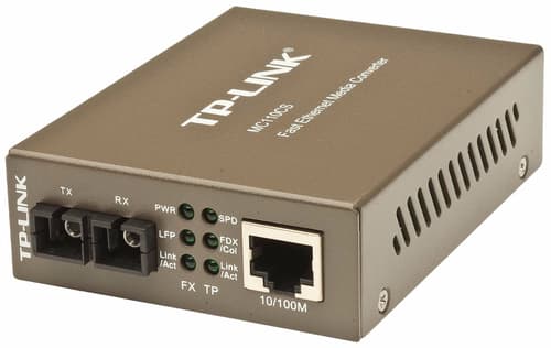 TP-LINK, Fiber SC singlemode - TP(RJ45), 10/100 Mbps, 20 km