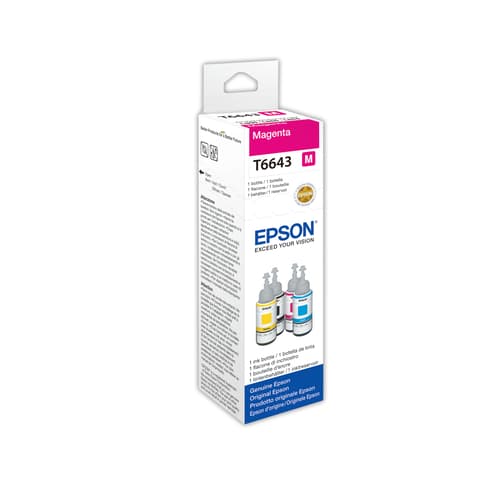 Epson Muste Magenta T6643 70ml - Et-2550/et-4550