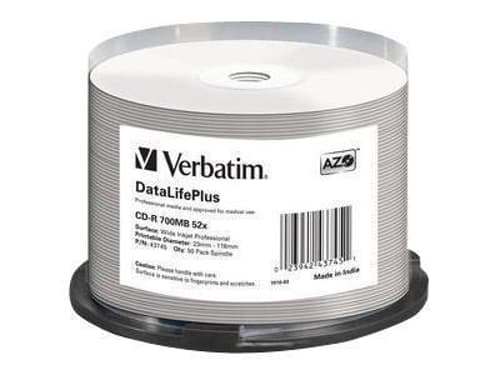 Verbatim Datalifeplus Cd-r 700mb 50pc(s)