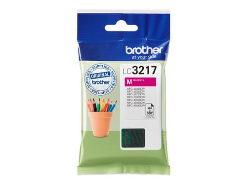 Blækpatron magenta Brother LC3217M - 550 sider