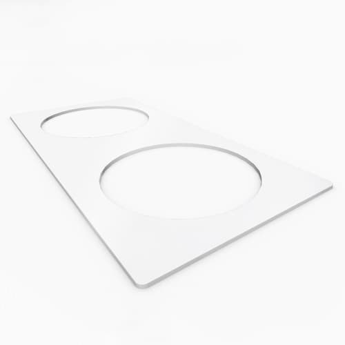 Forming Function Powerdot Twin Metal Frame White