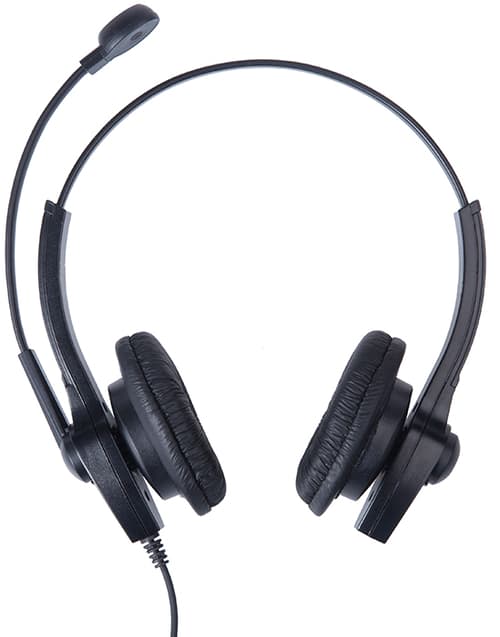 Voxicon Uc610 Duo Noise Cancelling Stereo Usb-a Svart