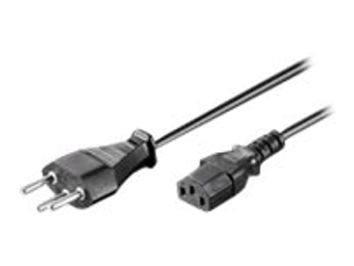 Microconnect Strømkabel 1.8m Strømplugg Type J C13 Svart