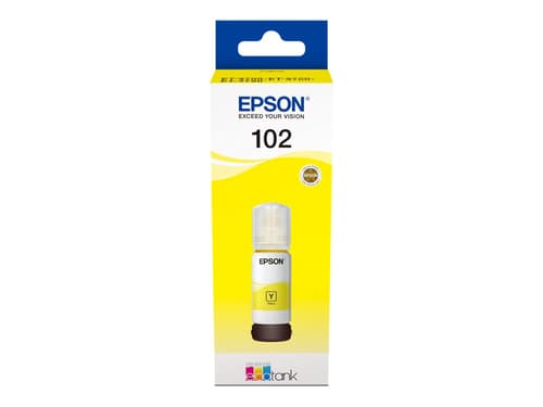 Blæk til printer Epson 102 gul - 70 ml (EcoTank)