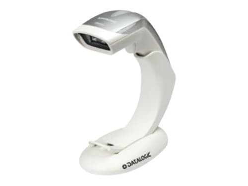 Datalogic Heron Hd3430 2d Usb Kit White With Flex Stand billede