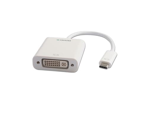 Prokord Usb-c - Dvi-d Singel Link 1080p@60hz Usb-c Dvi-d Valkoinen