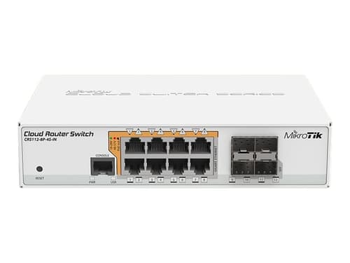 Mikrotik Crs112-8p-4s-in Gigabit Smart Switch billede
