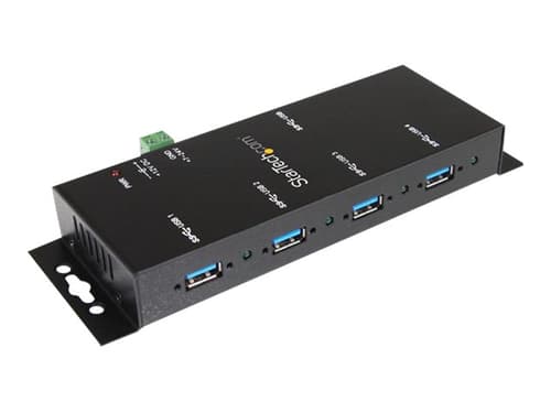 Startech 4 Port Industrial Usb 3.0 Hub Mountable Usb-b 3.2 Gen 1 (3.1 Gen 1) Usb 3.2 Gen 1 (3.1 Gen 1) Type-a billede