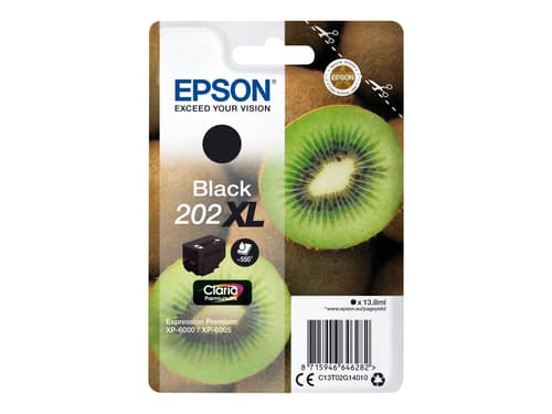 Epson Muste Musta 13.8ml 202xl - Xp-6000/xp-6005