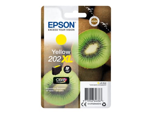 Epson Muste Keltainen 8.5ml 202xl - Xp-6000/xp-6005