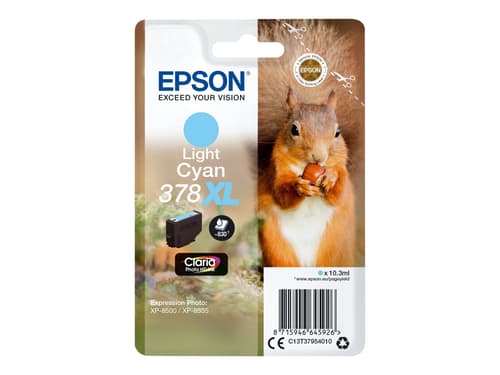 Epson Muste Kevyt Syaani 10.3ml 378xl - Xp-15000/xp-8500/xp-8505
