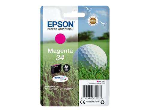 Epson Muste Magenta 4.2ml 34 - Wf-3720