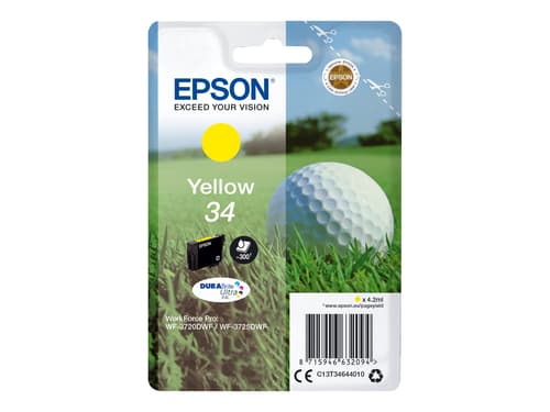 Epson Muste Keltainen 4.2ml 34 - Wf-3720