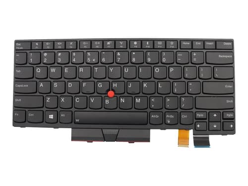 Lenovo Lite-On - Bærbar tastatur - til udskiftning - Amerikansk engelsk - Sort