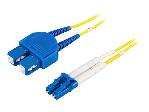 Deltaco Netværkskabel 25m. Lc Sc Os2 billede