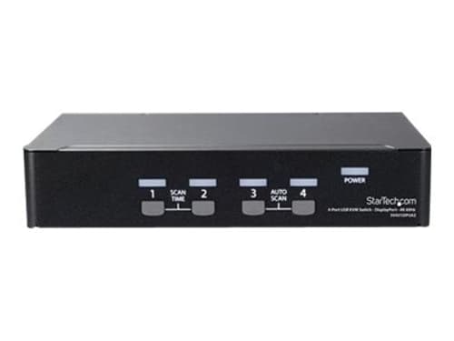 Startech 4 Port Displayport Kvm Switch With 4k 60hz billede