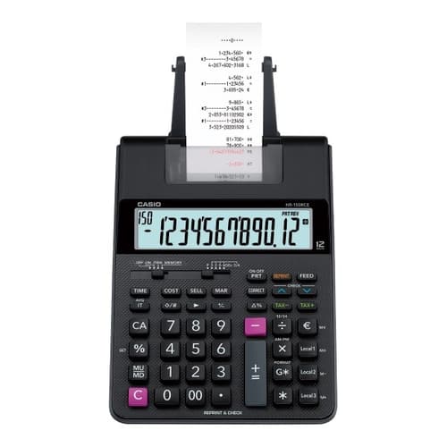 CASIO HR-150RCE - printing calculator