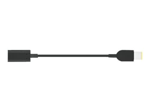 Lenovo Usb-c To Slim-tip Cable Adapter 0.018m Usb-c Slim Tip Sort billede