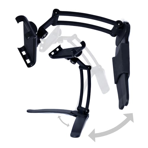 Desire2 Tablet/mobilstander Lang Arm Bord/vægholder 2i1 Sort