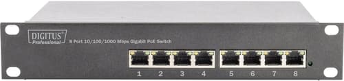 Digitus Dn-95317 8-port 10 tommer Poe Switch billede