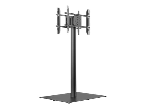 Multibrackets M Public Display Stand 180 HD Back to Back Black w. Floorbase - Stativ - for 2 LCD displays - aluminium, stål - sort - skærmstørrelse: 55-80 - gulvstående