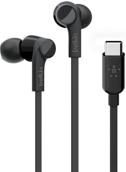 Belkin Wired Earbuds Usb-c Sort billede