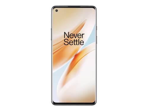 OnePlus 8 - 5G smarttelefon - dobbelt-SIM - RAM 8 GB / Internal Memory 128 GB - OLED-display - 6.55" - 2400 x 1080 piksler - 3x bakkamera 48 MP, 2 MP