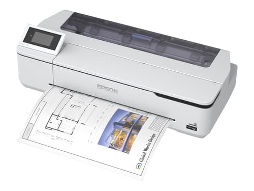 Epson SureColor SC-T2100 - No Stand - 24 stor-format printer - farve - blækprinter - Rulle A1 (61,0 cm) - 2400 x 1200 dpi - Gigabit LAN, Wi-Fi(n), USB 3.0 - skærer