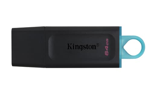 Kingston Datatraveler Exodia 64gb Usb-a Musta, Turkoosi