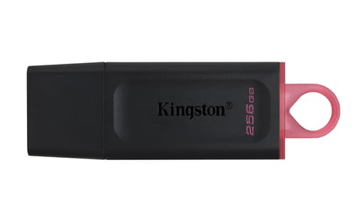 Kingston Datatraveler Exodia 256gb Usb-a Sort, Lyserød