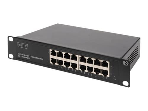 Digitus Dn-80115 16-port Gigabit 10 tommer Switch