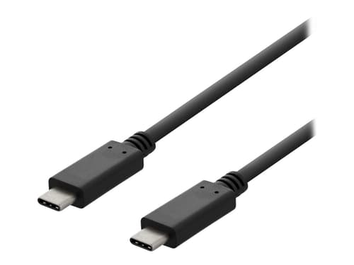 Deltaco Usb 2.0 3a Mobile Cable 3m. Usb-c Usb-c Sort billede