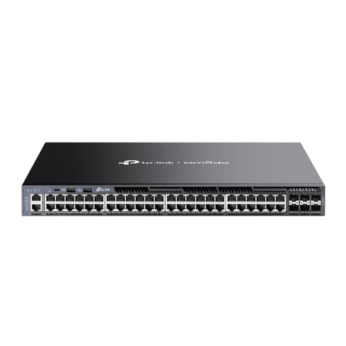 Tp-link Omada Sg6654x Verkkokytkin Hallittu L3 Gigabit Ethernet (10/100/1000) 1u Musta