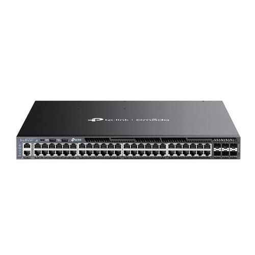 Tp-link Omada Sg6654xhp Verkkokytkin Hallittu L3 Gigabit Ethernet (10/100/1000) Power Over Ethernet -tuki 1u Musta