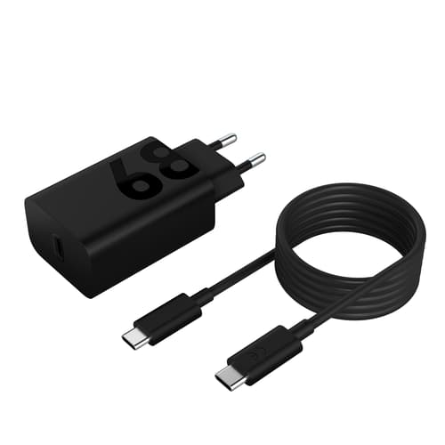 Lenovo 68w Usb-c Wall Charger Musta