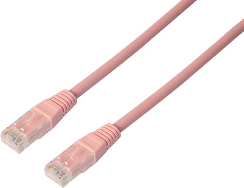 Prokord Netværkskabel Lszh Rj-45 Cat 6 3m. Lyserød