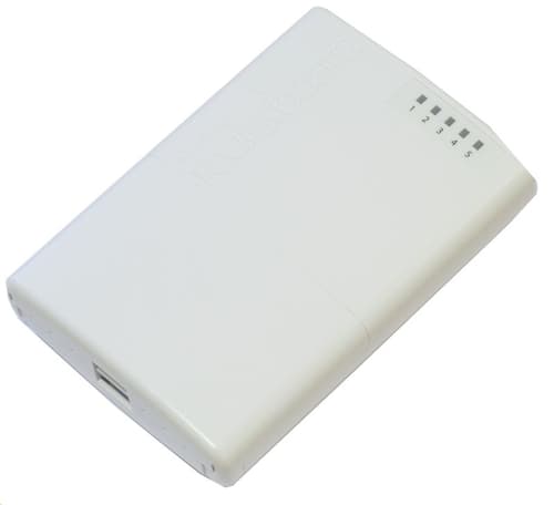 Mikrotik Powerbox Kabelforbundet Router Hurtigt Ethernet Hvid