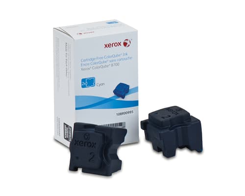 Xerox Blæk Solid 2x Cyan 4,2k Cq 8700/8900