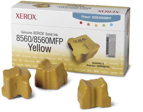 Xerox Colorstix 3x Keltainen - Phaser 8560