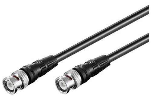 Microconnect Video Cable Bnc Bnc 5m Musta