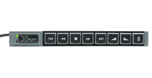 Direktronik Xkeys Xk8 Usb Stick Keys With 8 Programmable Keys Kabel