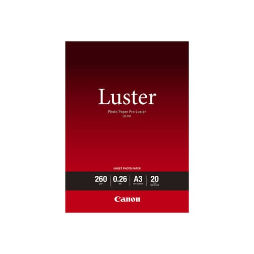 Canon Paper Photo Luster Lu-101 A3 20 Sheets 260g
