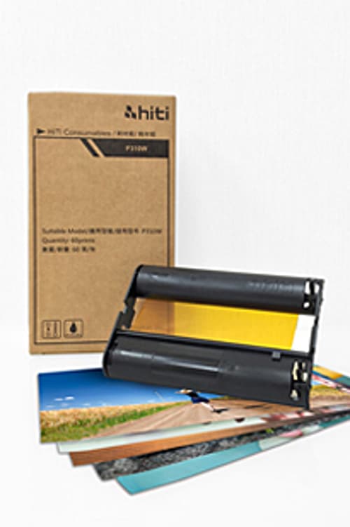 Hiti Färgband/papper 60 Ark